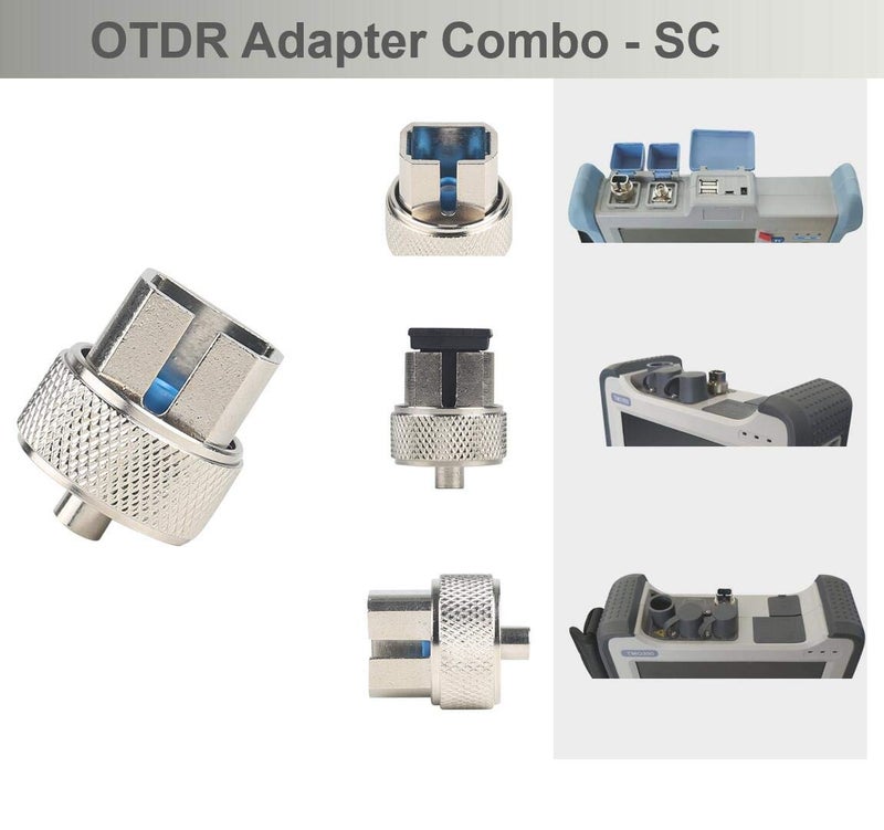 QIIRUN OTDR Adapter FC SC ST LC Connector Fiber Optic Adaptors for OTDR Tester (Adapter Combo) - Image 4